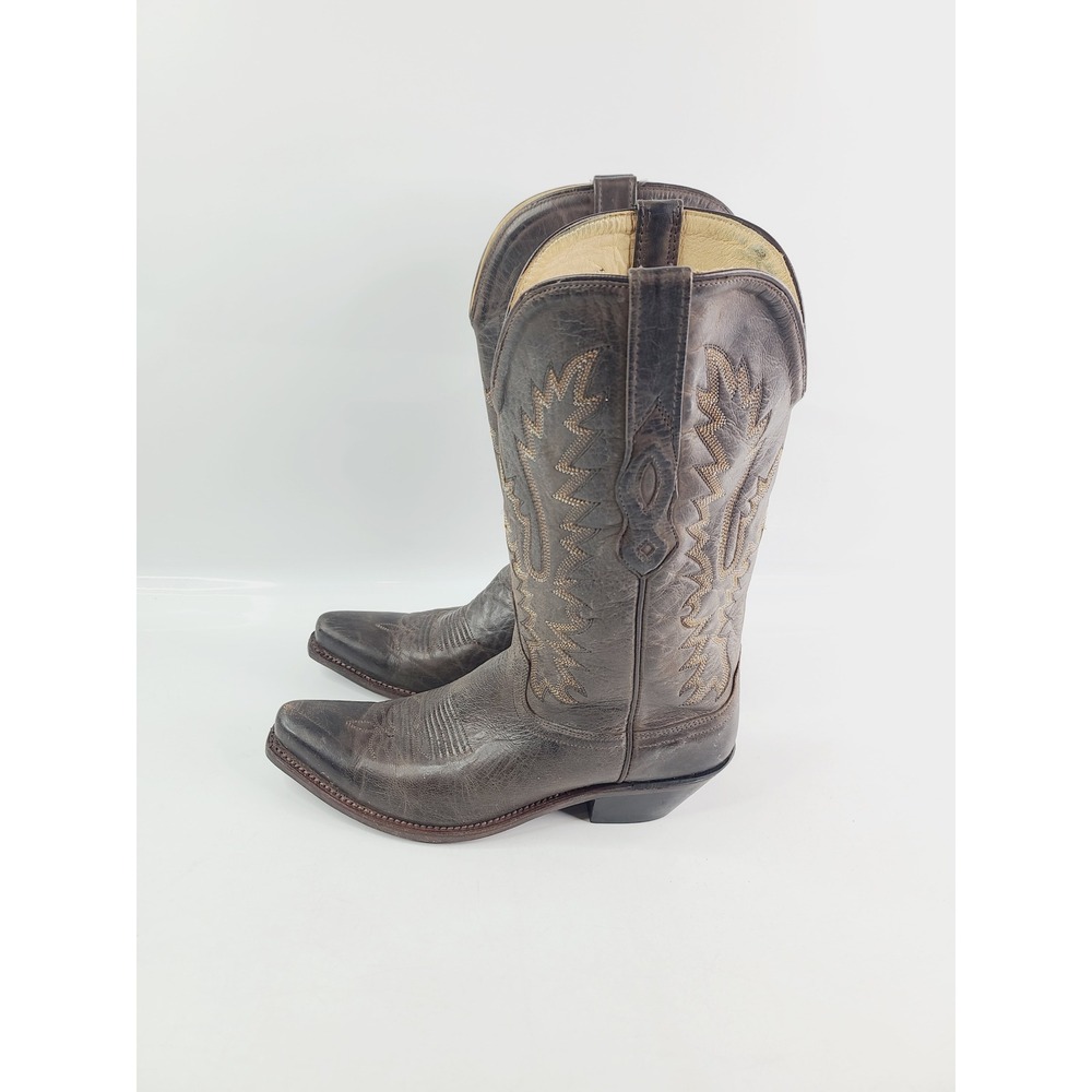 Roper long Cowboy Boots Men's , Size 7, Brown Color